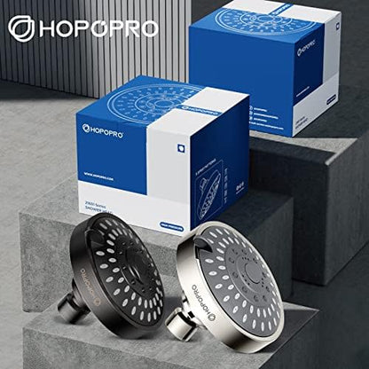 High Pressure Shower Head, HOPOPRO 5-Mode Fixed Showerhead, NBC Recommended