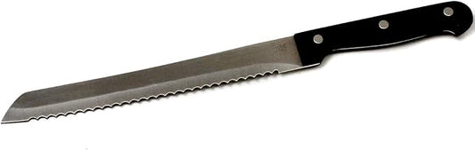 Chef Craft Select Bread Knife, 8 inch blade 13.5 inches in length, Stainless Steel/Black