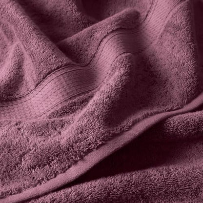 Superior Egyptian Cotton Plush & Absorbent, Bath Towel Set of 4, Plum