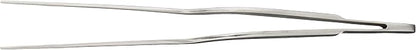 Mercer Culinary 18-8 Stainless Steel Chef Plating Tongs, Offset Tip, 6-1/2 Inch