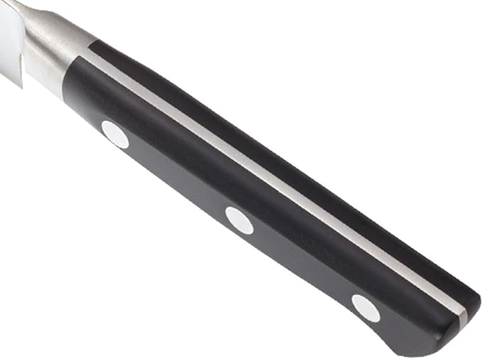 Mercer Culinary MX3 Premium San Mai VG-10 Steel Core Blade Petty Knife, 150mm 6 Inch,Black