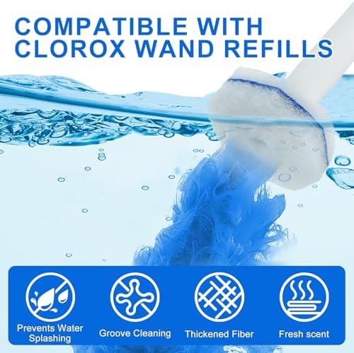 120 Count Toilet Brush Head Refills for Clorox Toilet Cleaning System