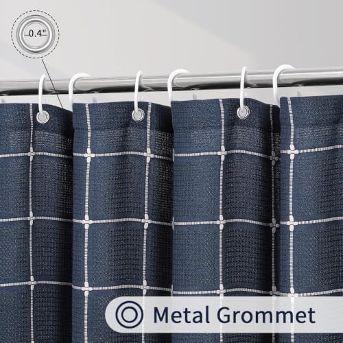 Gibelle Long Boho Farmhouse Shower Curtain for Bathroom 72x78