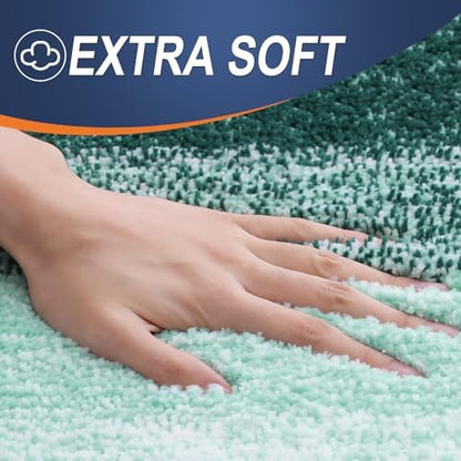 OLANLY Bathroom Runner Rug 59x20, Extra Soft Absorbent Microfiber Bath Rugs
