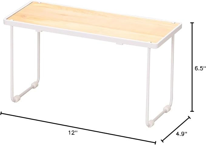 Pearl Metal HB-5085 Shelf, Slim, Natural, White
