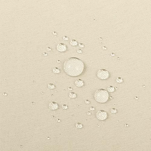 ALYVIA SPRING Waterproof Fabric Shower Curtain or Liner White/Cream, 72x72