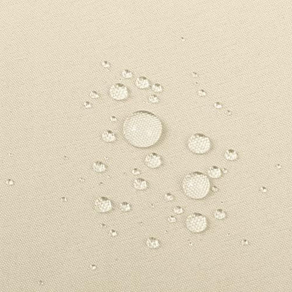 ALYVIA SPRING Waterproof Fabric Shower Curtain or Liner White/Cream, 72x72