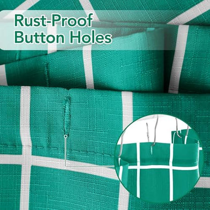Fabric Shower Curtains for Bathroom-Cloth Modern Farmhouse Shower Curtain