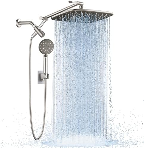 Veken Starlight 11.8" High Pressure Shower Head with Handheld, Easy Install
