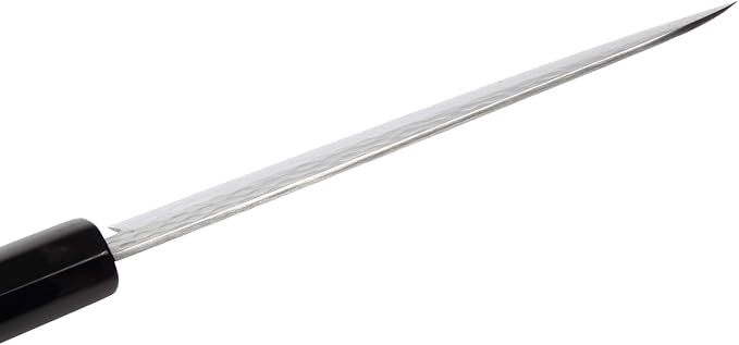 Japanese Petty Knife Hammered Damascus VG-10 46 Layer Octagonal Magnolia Wood Handle, 6-inch (150mm)
