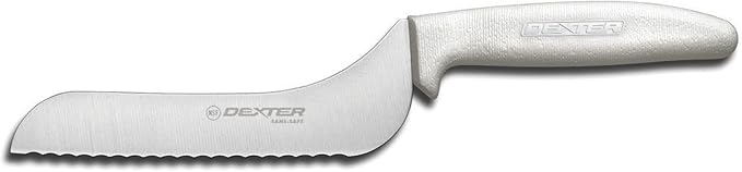 Dexter-Russell 7" Scalloped Offset Slicer