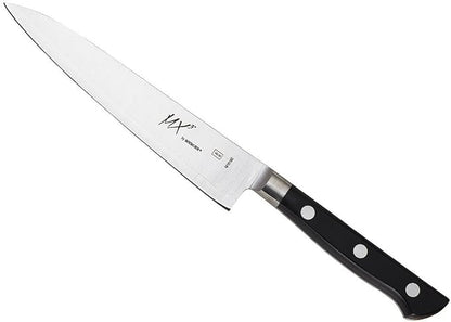 Mercer Culinary MX3 Premium San Mai VG-10 Steel Core Blade Petty Knife, 150mm 6 Inch,Black