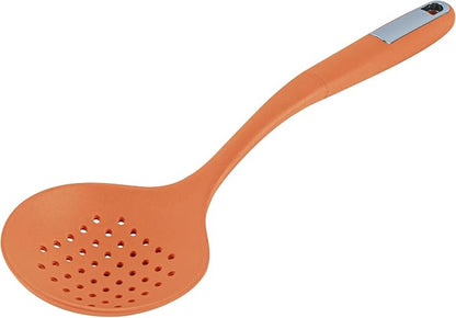 Restaurantware Silicone Utensil Set Pack of 10 Non-Slip Handle 6-Piece Kitchen Tool Set, Heat-Resistant Dishwasher-Friendly Cooking Accessories, Durable Orange Cooking Utensils