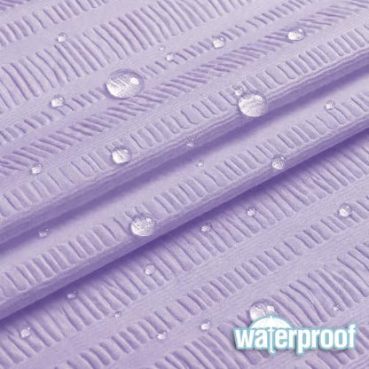 Aiyufeng Light Purple Shower Curtain for Bathroom, Embossed Textured Fabric Shower Curtain for Bathroom - Soft Cloth & Hotel Spa, Machine Washable, 72X96,Light Purple