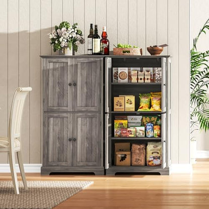 ChooChoo Bathroom Floor Cabinet with Adjustable Shelves