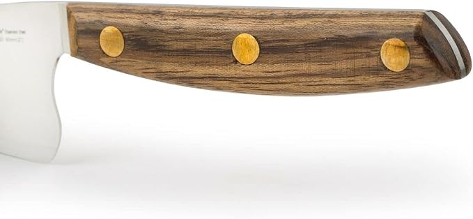 Arcos Cheese Knife set 3 pieces. Nitrum Stainless Steel. Very useful set for irregular pieces of hard cheeses, soft cheeses and creamy cheeses. Handle 100% Ovengkol wood Series Nordika. Color Brown.