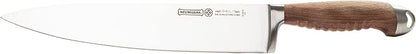 Mundial Nobilis Series, 10-Inch Chef’s Knife - Stainless Steel Blade with Ergonomic Wood Handle, Ideal for Cutting Meats, Durable & Corrosion-Resistant