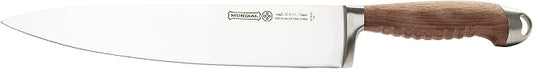Mundial Nobilis Series, 10-Inch Chef’s Knife - Stainless Steel Blade with Ergonomic Wood Handle, Ideal for Cutting Meats, Durable & Corrosion-Resistant