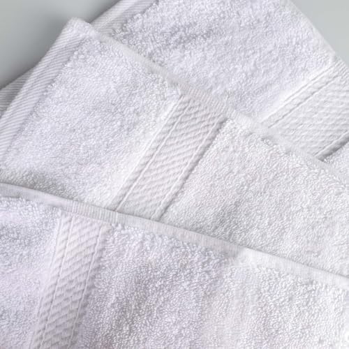 Superior Egyptian Cotton 800 GSM Plush & Absorbent, 9 Piece Set, White