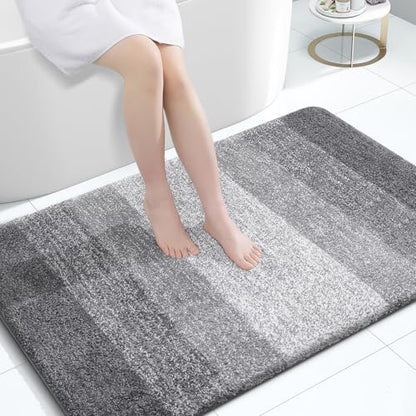 OLANLY Large Bathroom Rugs 47x32, Extra Soft Absorbent Microfiber Bath Rugs