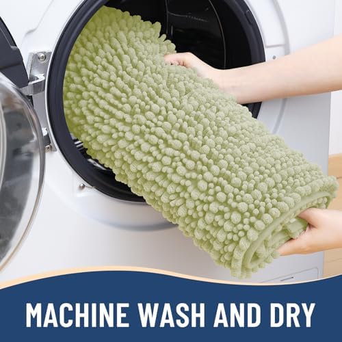 Arotive Bathroom Rugs Mat 30x20, Soft Absorbent Chenille Shaggy Bath Mat