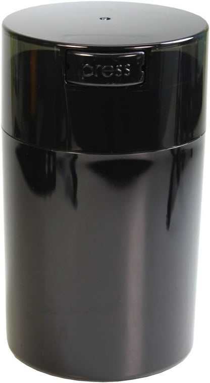 Tightvac - 1 oz to 6 ounce Vacuum Sealed Storage Container - Black Pearl