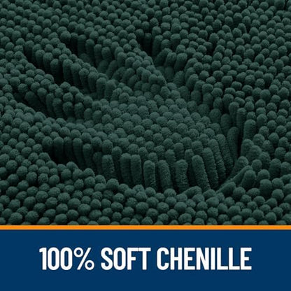 OLANLY Large Bathroom Rugs 50x30, Extra Soft Absorbent Chenille Bath Rugs
