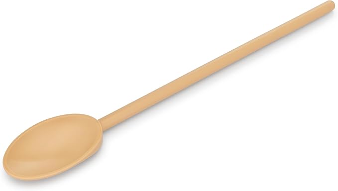 Matfer Bourgeat Exoglass® High Temperature Cooking Spoon, Tan, 17 3/4"