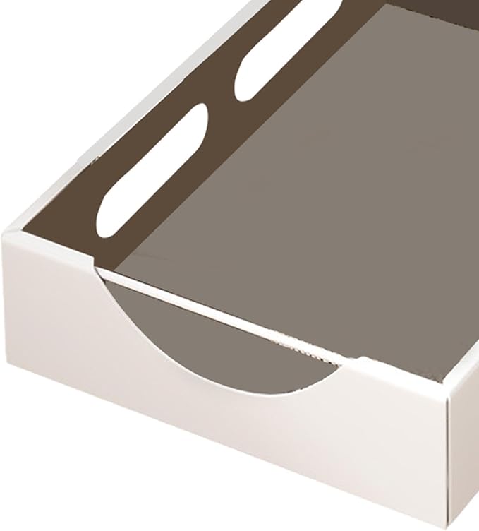 Pull Out Cabinet Organizer - Smoothly Sliding Drawers for Cabinet Carbon Steel Sturdy Slide Out Drawers for Kitchen Cabinet, Pantry, Bathroom (White)