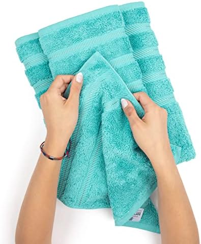 American Soft Linen 100% Cotton Luxury Turkish Towels, 4 PC Bath Towel Set