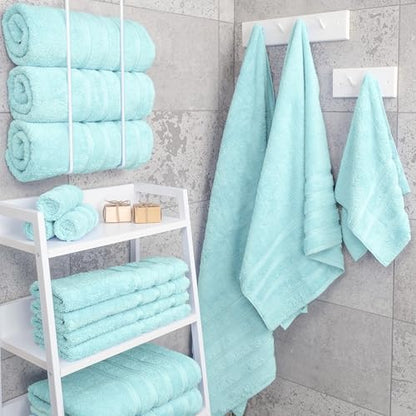American Soft Linen 100% Cotton Luxury Turkish Towels, 4 PC Bath Towel Set