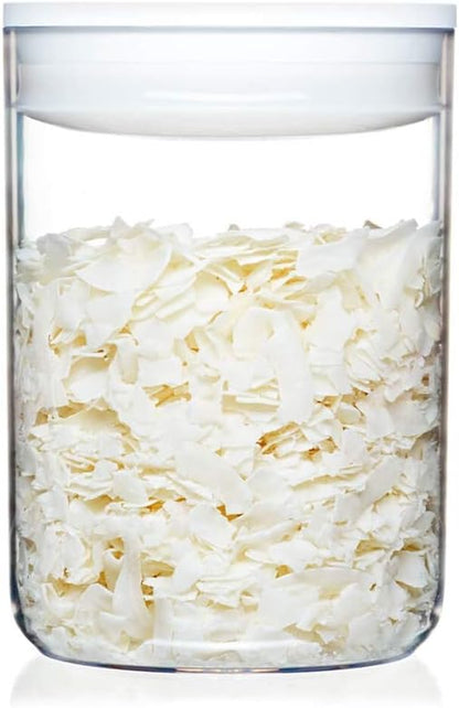 Click Clack Pantry Canister, 2.4-Quart, White Lid