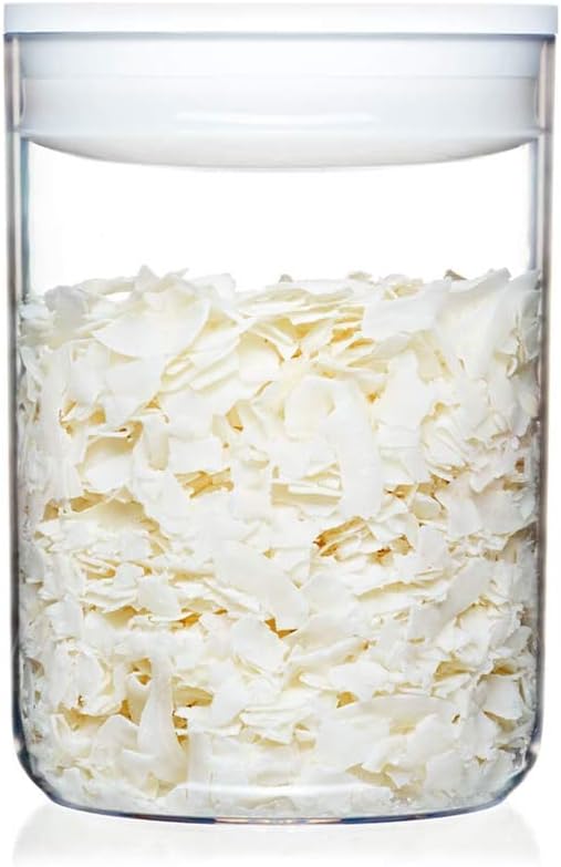 Click Clack Pantry Canister, 2.4-Quart, White Lid