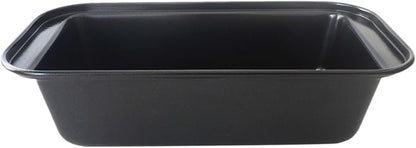 Mini Loaf Pans, 6" x 3.3" Nonstick Carbon Steel Bread Pan, Rectangle Loaf Baking Cake Tin for Small Banana Bread, Meatloaf, Sourdough, Brownies - Set of 4, Black
