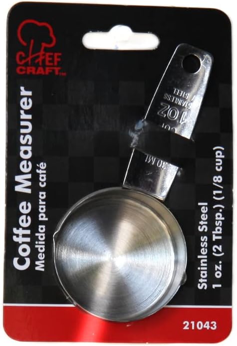 Chef Craft Stainless Steel Silver Coffee Measurer