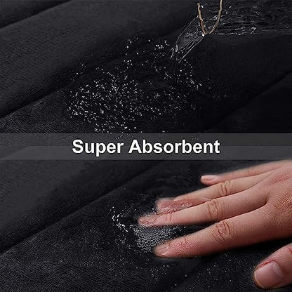Buganda Memory Foam Bath Mat 40 x 32, Ultra Soft Absorbent Bathroom Rugs