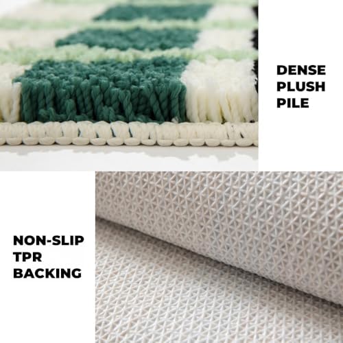 GIB Bathroom Rugs 32"x20", Extra Soft Absorbent Bath Mat for Bathroom Floor