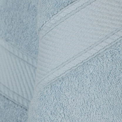 SUPERIOR Egyptian Cotton Plush & Absorbent, Bath Towel Set of 2, Light Blue