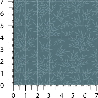 Floral Patchwork Fabric Panel 100x155 cm – 100% Cotton Satin, 6 Coordinated Botanical Prints on One Continuous Sheet (Vintage Botanica, 6pcs 50x50cm)