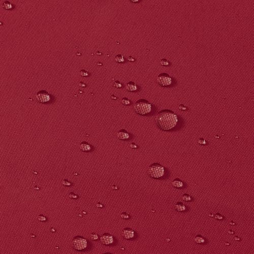 N&Y HOME Fabric Shower Curtain or Liner with Magnets, Red