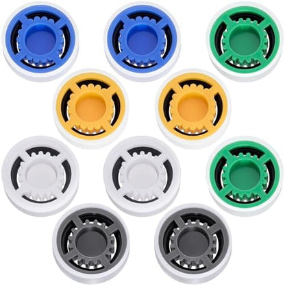 10pcs Shower Head Flow Restrictor, 1.5 1.8 2.0 2.5 3.0 GPM