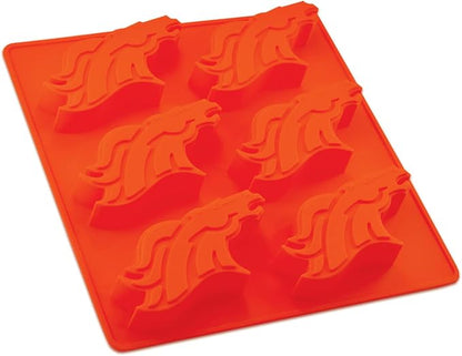 Masterpieces Fan Pans NFL Denver Broncos Muffin Pan - Premium Quality, Educational, and Fun Activity for Kids and Families - Great Gift Idea for Holidays, Birthdays, and Everyday Playtime