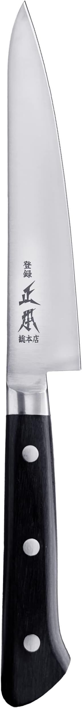 MASAMOTO VG Japanese Petty Knife 5" (120mm) Professional Kitchen Small Utility Knife, Ultra Sharp Japanese Stainless Steel Blade, Duracon Handle, Made in JAPAN