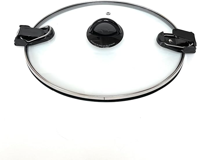 Glass Replacement oval Lid for 7Qt CrockPot Slow Cooker Modles CPSCVC70LL,SCCPVLF712-S-BR and CPSCVTS70LL-S