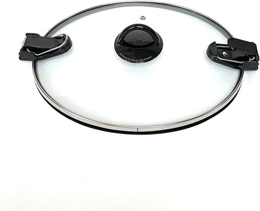 Glass Replacement oval Lid for 7Qt CrockPot Slow Cooker Modles CPSCVC70LL,SCCPVLF712-S-BR and CPSCVTS70LL-S