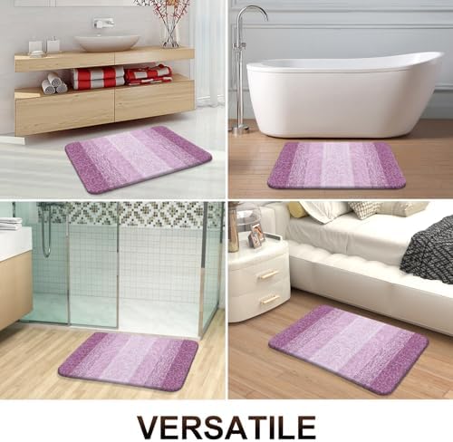OLANLY Bathroom Runner Rug 40x24, Extra Soft Absorbent Microfiber Bath Rugs