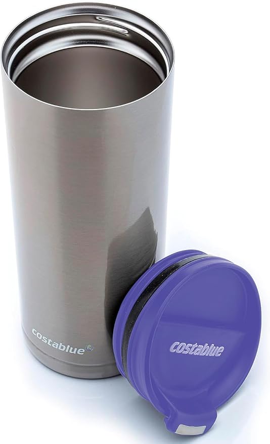 Travel Coffee Mug - 16 Oz. Stainless Steel Insulated Coffee Mug, Leak Proof Tumbler w/Dishwasher Safe Lid, Double Wall Travel Coffee Cup, Reusable Insulated Tumbler for Hot & Cold Beverages…