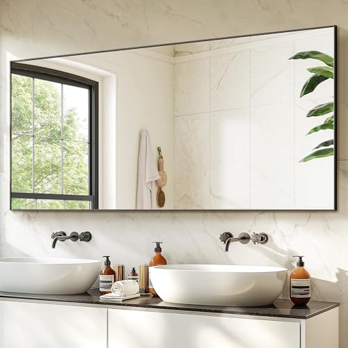 Bathroom Vanity Mirror for Wall, 60"x30" Bathroom Mirror for Over Sink