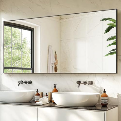 Bathroom Vanity Mirror for Wall, 60"x30" Bathroom Mirror for Over Sink