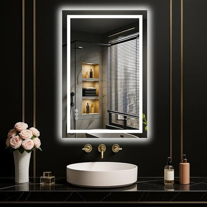 LOAAO 20"X30" LED Bathroom Mirror with Lights, UL Listed